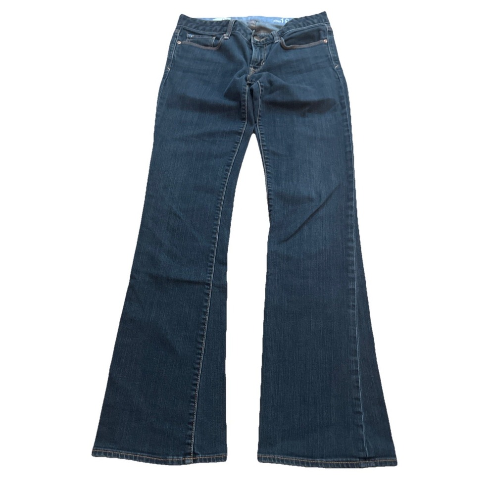 GAP Denim Jean Sexy Boot Cut Women's 27/4L Blue Dark Wash